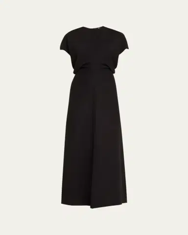 Toteme Crinkle Slouch Waist Dress | Thumbnail 6 Toteme Crinkle Slouch Waist Dress | Thumbnail 6