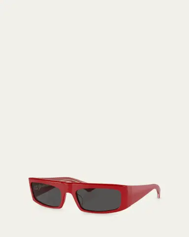 Khaite x Oliver Peoples Bold Acetate Rectangle Sunglasses | Thumbnail 2 Khaite x Oliver Peoples Bold Acetate Rectangle Sunglasses | Thumbnail 2