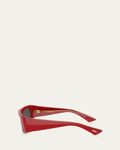 Khaite x Oliver Peoples Bold Acetate Rectangle Sunglasses | Thumbnail 3 Khaite x Oliver Peoples Bold Acetate Rectangle Sunglasses | Thumbnail 3