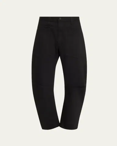 Nili Lotan Shon Curved Denim Pants | Thumbnail 5 Nili Lotan Shon Curved Denim Pants | Thumbnail 5