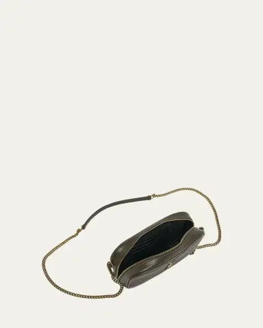 Saint Laurent Lou Mini YSL Camera Bag in Smooth Quilted Leather | Thumbnail 19 Saint Laurent Lou Mini YSL Camera Bag in Smooth Quilted Leather | Thumbnail 19