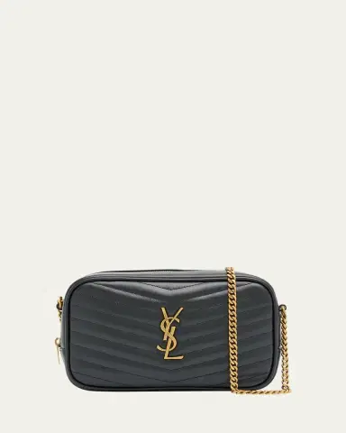 Saint Laurent Lou Mini YSL Camera Bag in Smooth Quilted Leather | Thumbnail 6 Saint Laurent Lou Mini YSL Camera Bag in Smooth Quilted Leather | Thumbnail 6