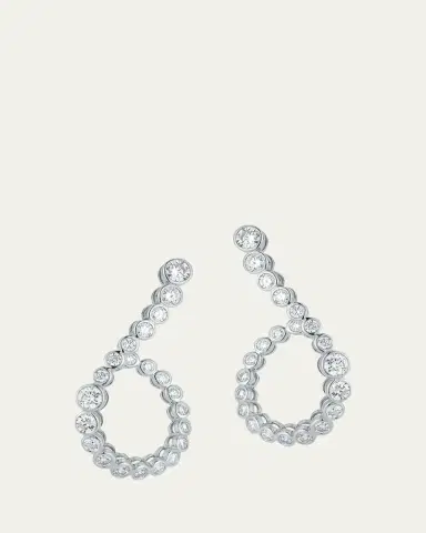 ONDYN Halo Hoop Earrings with Diamonds | Thumbnail 3 ONDYN Halo Hoop Earrings with Diamonds | Thumbnail 3