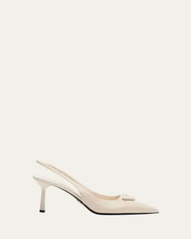 Prada Vernice Leather Slingback Pumps | Thumbnail 6 Prada Vernice Leather Slingback Pumps | Thumbnail 6