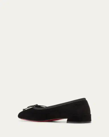 Christian Louboutin Sweetie Jane Suede Bow Ballerina Flats | Thumbnail 14 Christian Louboutin Sweetie Jane Suede Bow Ballerina Flats | Thumbnail 14