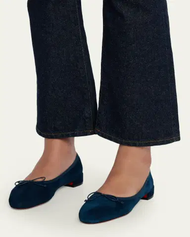 Christian Louboutin Sweetie Jane Suede Bow Ballerina Flats | Thumbnail 16 Christian Louboutin Sweetie Jane Suede Bow Ballerina Flats | Thumbnail 16