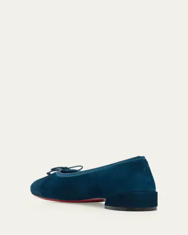 Christian Louboutin Sweetie Jane Suede Bow Ballerina Flats | Thumbnail 18 Christian Louboutin Sweetie Jane Suede Bow Ballerina Flats | Thumbnail 18