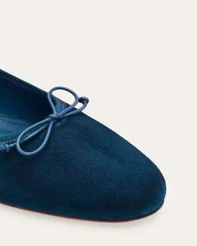 Christian Louboutin Sweetie Jane Suede Bow Ballerina Flats | Thumbnail 19 Christian Louboutin Sweetie Jane Suede Bow Ballerina Flats | Thumbnail 19