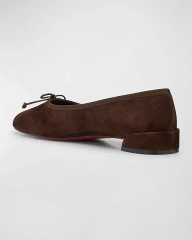 Christian Louboutin Sweetie Jane Suede Bow Ballerina Flats | Thumbnail 22 Christian Louboutin Sweetie Jane Suede Bow Ballerina Flats | Thumbnail 22