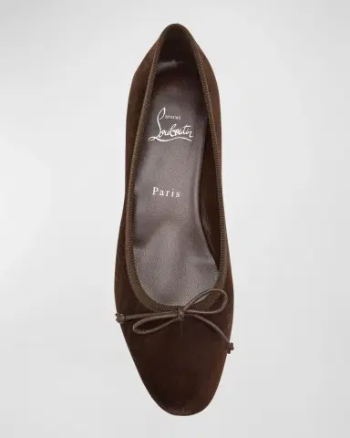 Christian Louboutin Sweetie Jane Suede Bow Ballerina Flats | Thumbnail 23 Christian Louboutin Sweetie Jane Suede Bow Ballerina Flats | Thumbnail 23