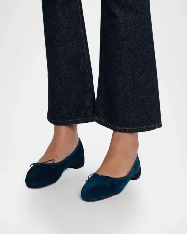 Christian Louboutin Sweetie Jane Suede Bow Ballerina Flats | Thumbnail 26 Christian Louboutin Sweetie Jane Suede Bow Ballerina Flats | Thumbnail 26