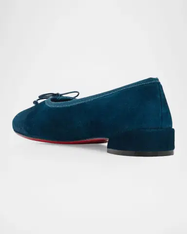 Christian Louboutin Sweetie Jane Suede Bow Ballerina Flats | Thumbnail 28 Christian Louboutin Sweetie Jane Suede Bow Ballerina Flats | Thumbnail 28