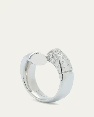 TABAYER 18k Fairmined White Gold Large Oera Ring with Diamonds, Size 54 | Thumbnail 3 TABAYER 18k Fairmined White Gold Large Oera Ring with Diamonds, Size 54 | Thumbnail 3