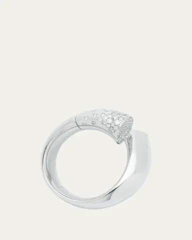 TABAYER 18k Fairmined White Gold Large Oera Ring with Diamonds, Size 54 | Thumbnail 4 TABAYER 18k Fairmined White Gold Large Oera Ring with Diamonds, Size 54 | Thumbnail 4
