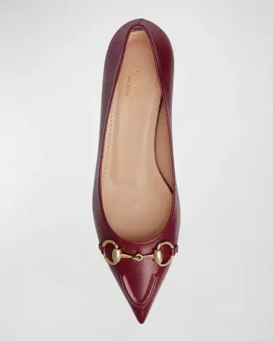 Gucci Erin Leather Horsebit Ballerina Flats | Thumbnail 4 Gucci Erin Leather Horsebit Ballerina Flats | Thumbnail 4