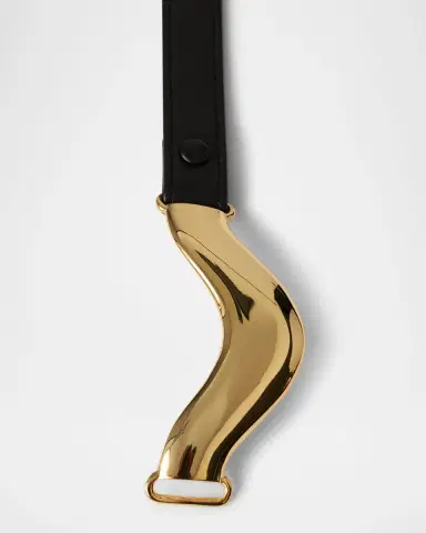 Déhanche Brancusi Metal Leather Belt | Thumbnail 5 Déhanche Brancusi Metal Leather Belt | Thumbnail 5