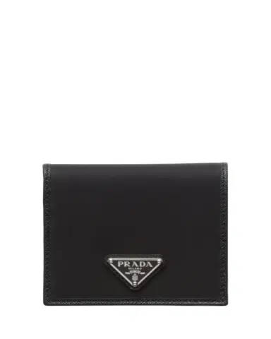 Prada Men's Nylon and Saffiano Bifold Wallet | Thumbnail 1 Prada Men's Nylon and Saffiano Bifold Wallet | Thumbnail 1