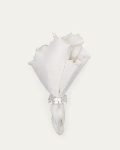 Tina Chen Designs White Lettuce Edge Napkin | Thumbnail 2 Tina Chen Designs White Lettuce Edge Napkin | Thumbnail 2