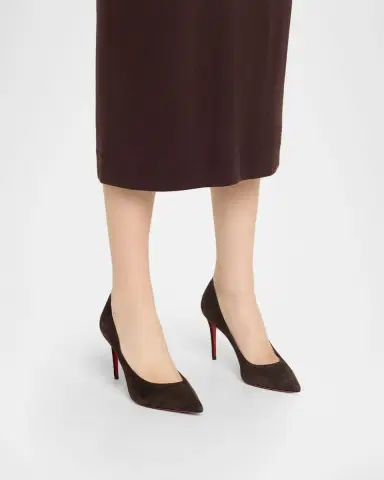 Christian Louboutin 85mm Kate Suede Classic Pumps | Thumbnail 2 Christian Louboutin 85mm Kate Suede Classic Pumps | Thumbnail 2