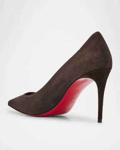 Christian Louboutin 85mm Kate Suede Classic Pumps | Thumbnail 4 Christian Louboutin 85mm Kate Suede Classic Pumps | Thumbnail 4