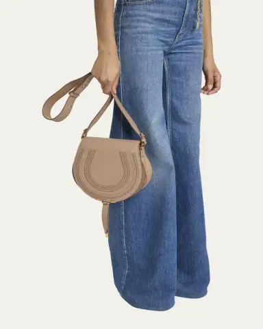 Chloé Marcie Medium Slim Crossbody Bag in Grained Calfskin | Thumbnail 6 Chloé Marcie Medium Slim Crossbody Bag in Grained Calfskin | Thumbnail 6
