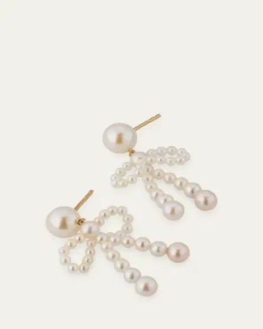 Sophie Bille Brahe Bow Drop Earrings | Thumbnail 3 Sophie Bille Brahe Bow Drop Earrings | Thumbnail 3