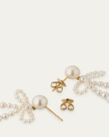 Sophie Bille Brahe Bow Drop Earrings | Thumbnail 4 Sophie Bille Brahe Bow Drop Earrings | Thumbnail 4
