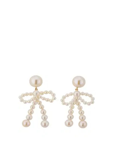 Sophie Bille Brahe Bow Drop Earrings | Thumbnail 1 Sophie Bille Brahe Bow Drop Earrings | Thumbnail 1