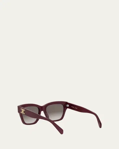 CELINE Triomphe Acetate Square Sunglasses | Thumbnail 4 CELINE Triomphe Acetate Square Sunglasses | Thumbnail 4