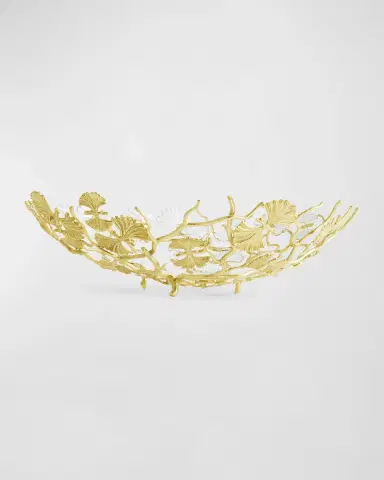 Michael Aram Butterfly Ginkgo White & Gold Centerpiece Bowl | Thumbnail 2 Michael Aram Butterfly Ginkgo White & Gold Centerpiece Bowl | Thumbnail 2