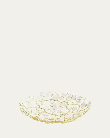 Michael Aram Butterfly Ginkgo White & Gold Centerpiece Bowl | Thumbnail 5 Michael Aram Butterfly Ginkgo White & Gold Centerpiece Bowl | Thumbnail 5