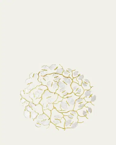 Michael Aram Butterfly Ginkgo White & Gold Centerpiece Bowl | Thumbnail 6 Michael Aram Butterfly Ginkgo White & Gold Centerpiece Bowl | Thumbnail 6