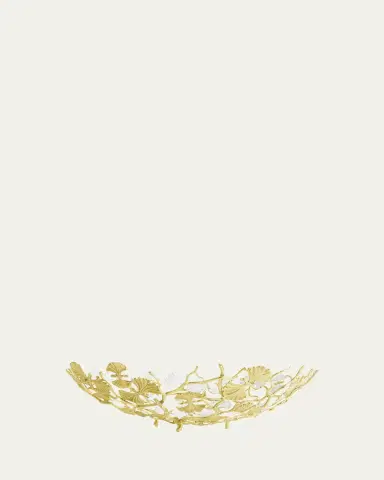 Michael Aram Butterfly Ginkgo White & Gold Centerpiece Bowl | Thumbnail 7 Michael Aram Butterfly Ginkgo White & Gold Centerpiece Bowl | Thumbnail 7