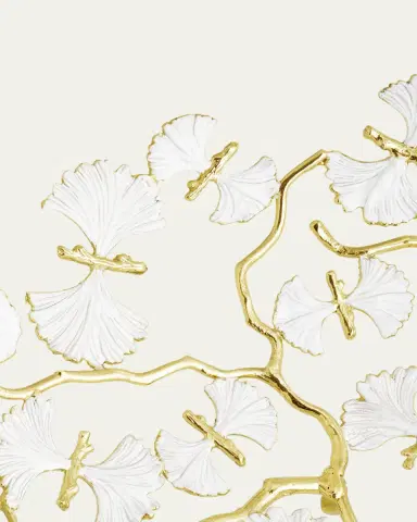 Michael Aram Butterfly Ginkgo White & Gold Centerpiece Bowl | Thumbnail 8 Michael Aram Butterfly Ginkgo White & Gold Centerpiece Bowl | Thumbnail 8