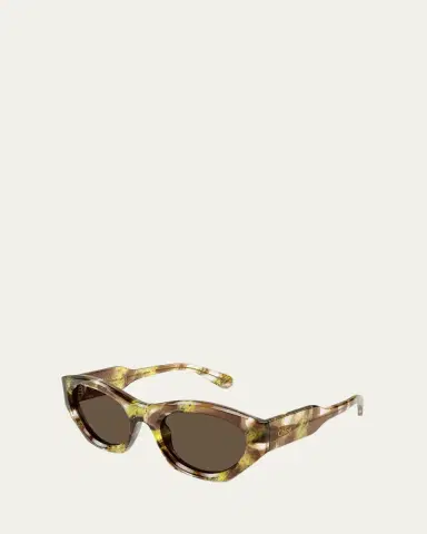 Chloé Logo Acetate Cat-Eye Sunglasses | Thumbnail 2 Chloé Logo Acetate Cat-Eye Sunglasses | Thumbnail 2