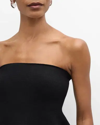 SIMKHAI Ioanna Strapless Peplum Top | Thumbnail 4 SIMKHAI Ioanna Strapless Peplum Top | Thumbnail 4