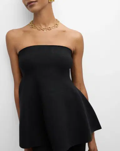 SIMKHAI Ioanna Strapless Peplum Top | Thumbnail 6 SIMKHAI Ioanna Strapless Peplum Top | Thumbnail 6