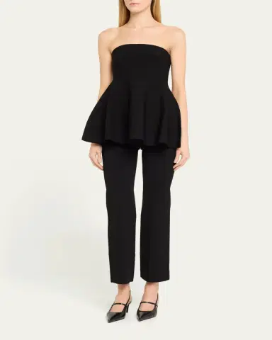 SIMKHAI Ioanna Strapless Peplum Top | Thumbnail 8 SIMKHAI Ioanna Strapless Peplum Top | Thumbnail 8