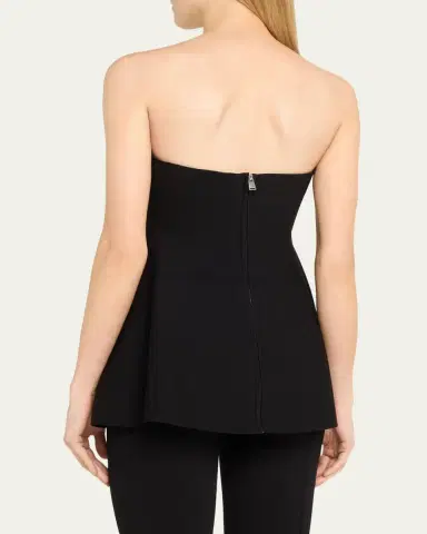 SIMKHAI Ioanna Strapless Peplum Top | Thumbnail 9 SIMKHAI Ioanna Strapless Peplum Top | Thumbnail 9