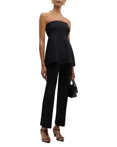SIMKHAI Ioanna Strapless Peplum Top | Thumbnail 1 SIMKHAI Ioanna Strapless Peplum Top | Thumbnail 1