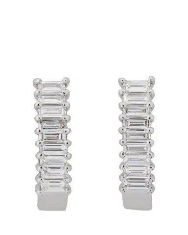 Lana 14K Gold Baguette Diamond Huggie Earrings, 0.5 tcw | Thumbnail 1 Lana 14K Gold Baguette Diamond Huggie Earrings, 0.5 tcw | Thumbnail 1