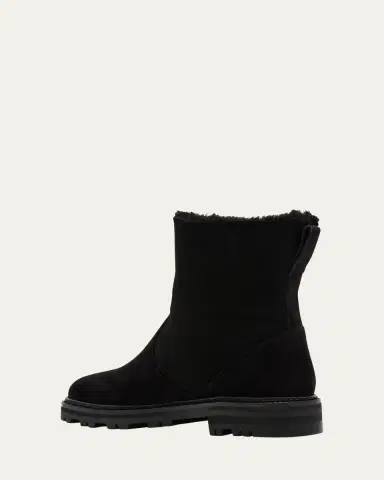 Manolo Blahnik Tomosa Suede Cozy Ankle Booties | Thumbnail 7 Manolo Blahnik Tomosa Suede Cozy Ankle Booties | Thumbnail 7