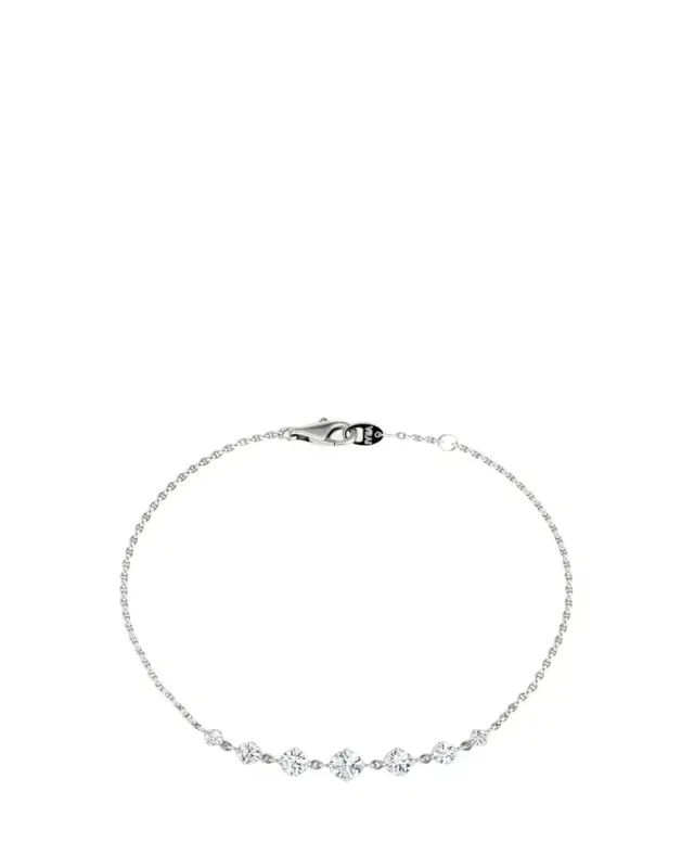 Linked 14K White Gold Lab Grown Diamond Tennis Bracelet, 0.85tcw Linked 14K White Gold Lab Grown Diamond Tennis Bracelet, 0.85tcw
