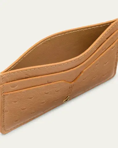 Jacques Marie Mage Men's Theodore Ostrich Card Case | Thumbnail 3 Jacques Marie Mage Men's Theodore Ostrich Card Case | Thumbnail 3