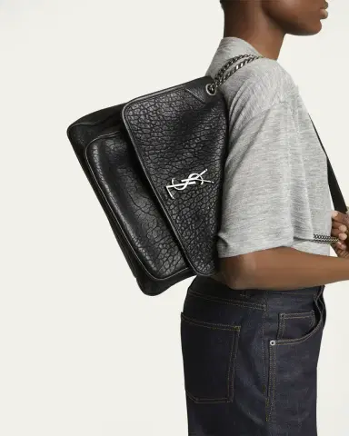 Saint Laurent Niki Large YSL Shoulder Bag in Lambskin Leather | Thumbnail 3 Saint Laurent Niki Large YSL Shoulder Bag in Lambskin Leather | Thumbnail 3