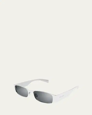 Saint Laurent Rectangular Metal Sunglasses | Thumbnail 2 Saint Laurent Rectangular Metal Sunglasses | Thumbnail 2
