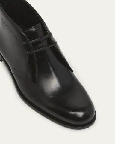 Giorgio Armani Men's Bull Leather Chukka Boots | Thumbnail 4 Giorgio Armani Men's Bull Leather Chukka Boots | Thumbnail 4