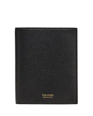 TOM FORD Men's Soft Leather T-Line Passport Holder | Thumbnail 1 TOM FORD Men's Soft Leather T-Line Passport Holder | Thumbnail 1