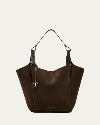 Tod's Suede & Leather Shoulder Bag | Thumbnail 7 Tod's Suede & Leather Shoulder Bag | Thumbnail 7
