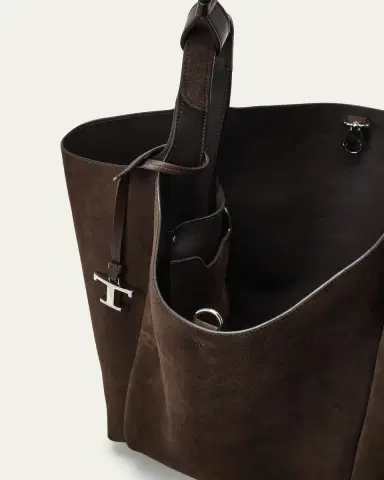 Tod's Suede & Leather Shoulder Bag | Thumbnail 10 Tod's Suede & Leather Shoulder Bag | Thumbnail 10